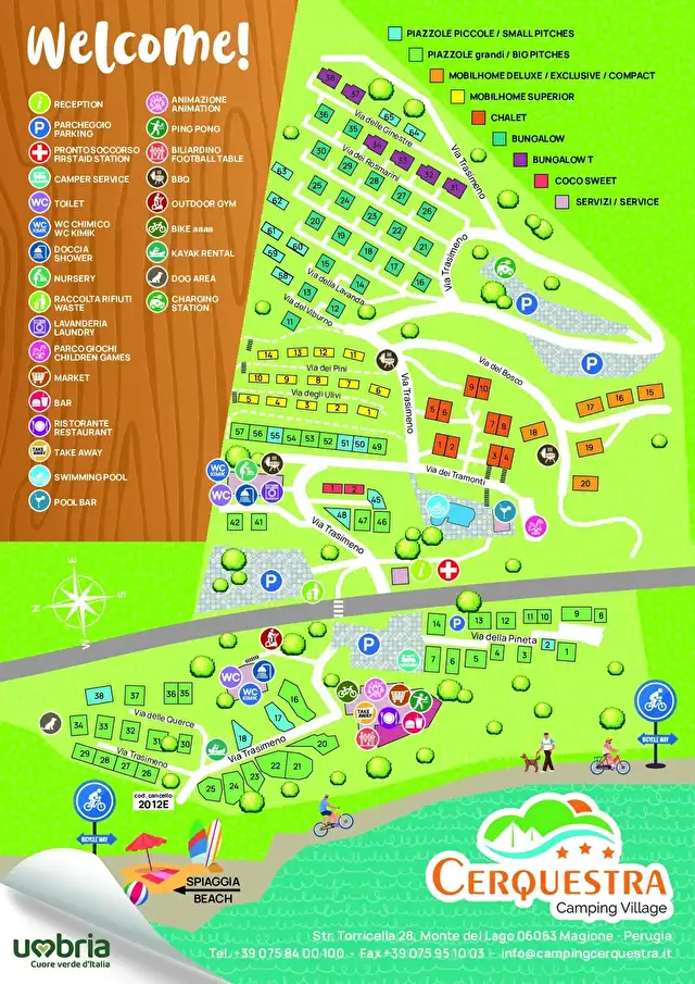 Camping Village Cerquestra in Magione, Italy (2026) | JetCamp.com