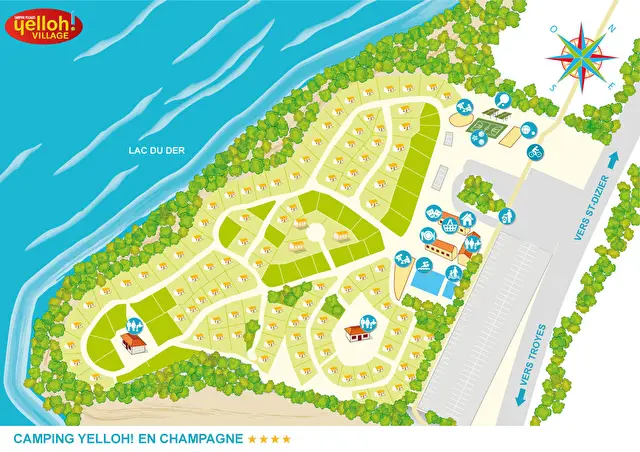 Camping En Champagne - Yelloh! in claron-Braucourt-Sainte-Livire, France  (2026) | All campings on JetCamp.com