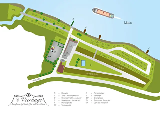 Camping 't Veerhuys in Blitterswijck, Netherlands (2026) | JetCamp.com